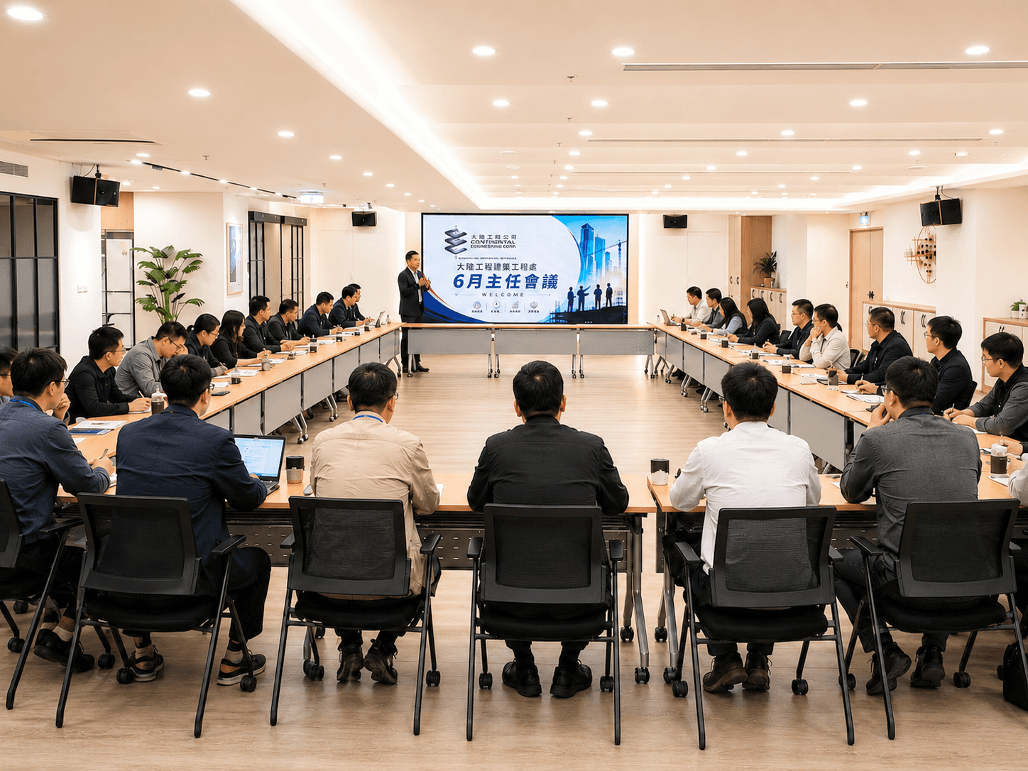 公司高階主管會議(大陸工程)
